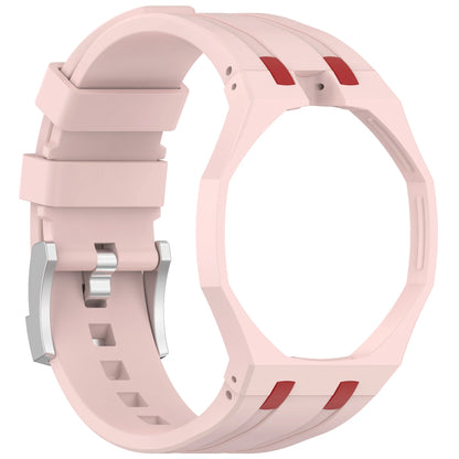 Matte PC Mod Kit Case Frame with Strap for Swatch AP Royal Pop Modification - Integrated Silicone Cover and Bumper Band Accessories