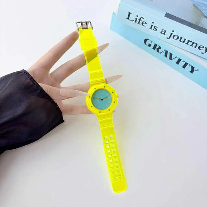 Watch Strap for Swatch X AP Royal Pop - Transparent Jelly TPU Shockproof Bracelet Correa One-Piece Waterproof Replacement Band