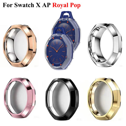 Swatch X AP Royal Pop TPU Shockproof Bumper Case - Ultimate Protection for Your Pocket Watch